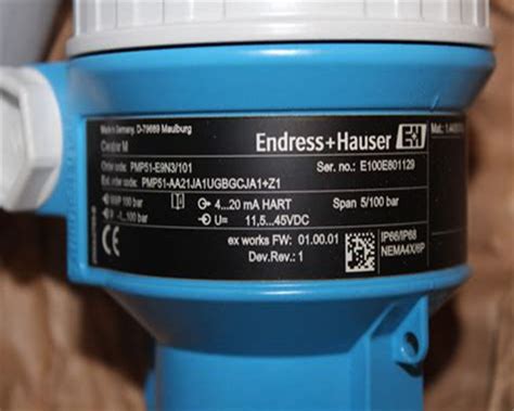 Ensure business continuity with my endress+hauser. Endress+Hauser PMC51-AA22QA1PGBGVJA Cerabar M PMC51 PMP51 ...