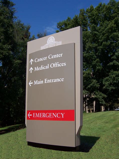 Hospital Campus Directional Sign Standards Design By Mitchell