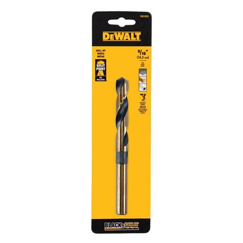 Shop Dewalt 916 In Twist Drill Bit For Pvc Wood Metal Stainless
