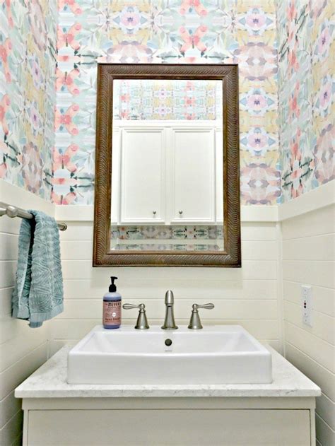 See some of our favorite modern the farmhouse décor style is homey, warm and welcoming. Colorful Small Modern Farmhouse Powder Room - Abbotts At Home