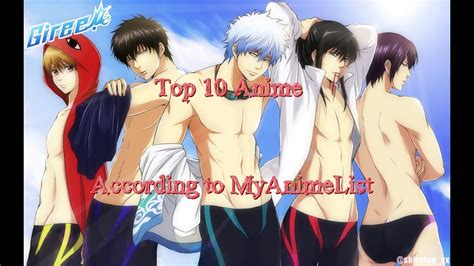 Top Anime According To Myanimelist Hd Youtube