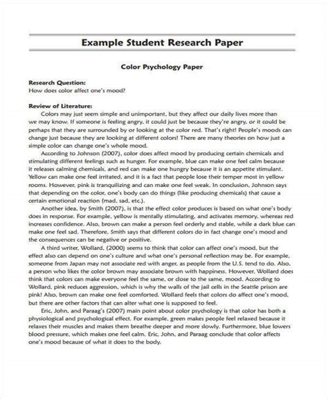 research paper   education students