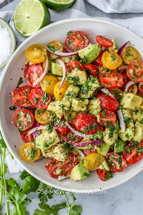 Tomato Avocado Salad Spend With Pennies The Greatest Barbecue Recipes