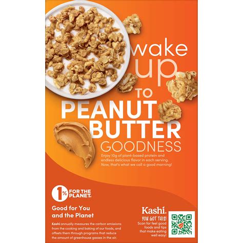 Buy Kashi Go Breakfast Cereal Vegan Protein Fiber Cereal Peanut