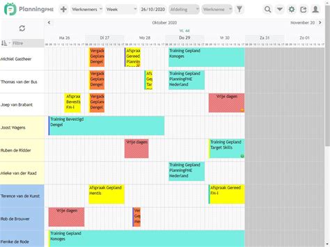 De Eenvoudige Online Schema Met Planningpme