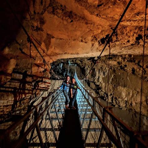 This Underground Swinging Bridge In Kentucky Is The Worlds Longest