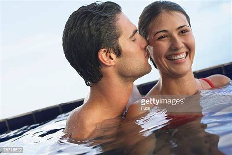 Kissing In Hot Tub Photos And Premium High Res Pictures Getty Images