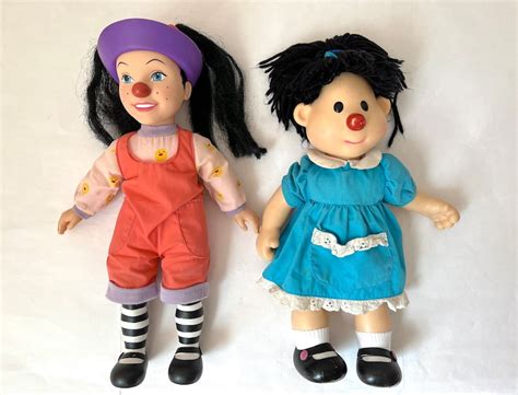 Vintage Big Comfy Couch Playmates Dolls Molly Loonette Clown