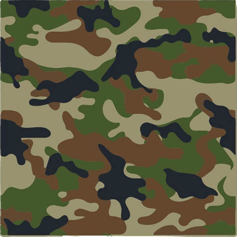 Green Camo Camouflage Seamless Pattern Jungle Army Print Etsy