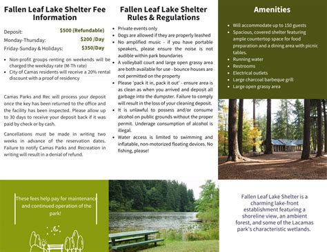Fallen Leaf Lake Park Camas Wa