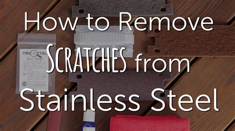 However, unlike other finishes, black steel is an oxide applied to stainless steel. How to Remove Scratches from Stainless Steel | DIY Repair & Restore - YouTube