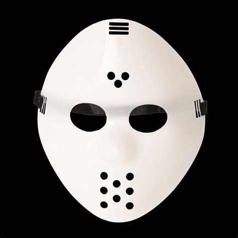 Adult Plain White Halloween Style Hacker Horror Hockey Face Masks