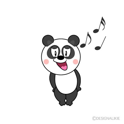 Free Singing Panda Cartoon Image｜charatoon
