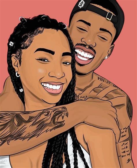 artist transforms people into cartoons and they will blow your mind black couple art black