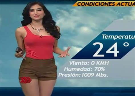 Weather Girl Nailé López Goes Viral Due To This Wardrobe Malfunction Uk