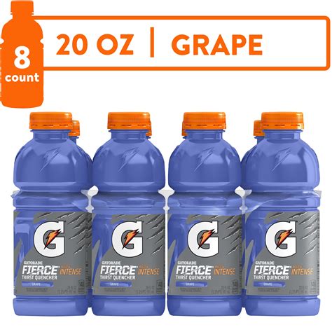 Gatorade Grape Thirst Quencher Sports Drink 20 Oz 8 Pack Bottles