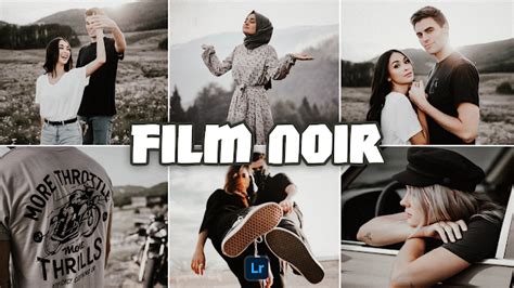 Perfect for portraits photos, blogger and influencer images. Film Noir - Lightroom Mobile Presets - AR Editing