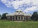 Thomas Jeffersons Monticello the first domed house in the United States ...