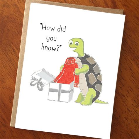 How Did You Know Funny Thank You Card Cute Thank You Funny Etsy