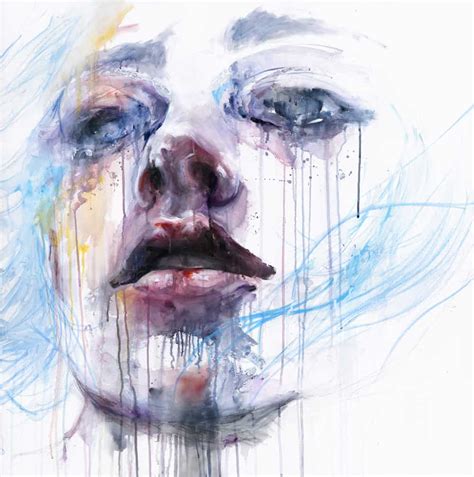 Using Only Watercolors Artist Paints Breathtaking Faces Filled With