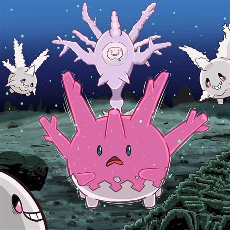 This is how Corsola reacted to the new Galarian Corsolas | Pokémon Amino