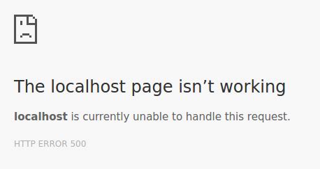 Apache Localhost Is Currently Unable To Handle This Request Error Stack Overflow