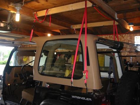 Find expert advice along with how to videos and articles, including instructions on how to make, cook, grow, or do almost anything. Jeep Roof Hoists & Thread 2 Door Hard Top Hoist??? Opinions Needed.
