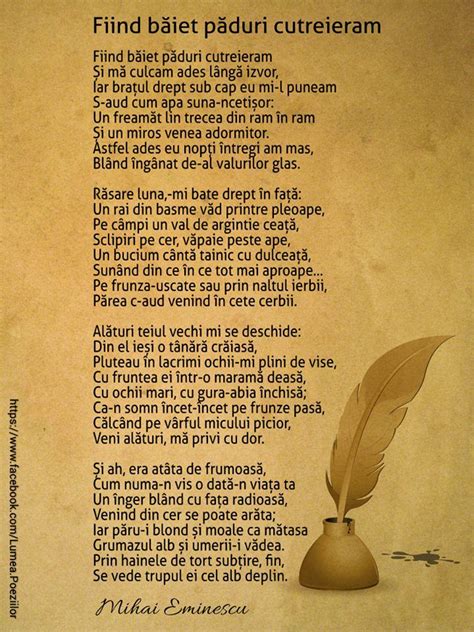Poezii Mihai Eminescu Poezii De Autori Romani Poems Favorite Quotes Words