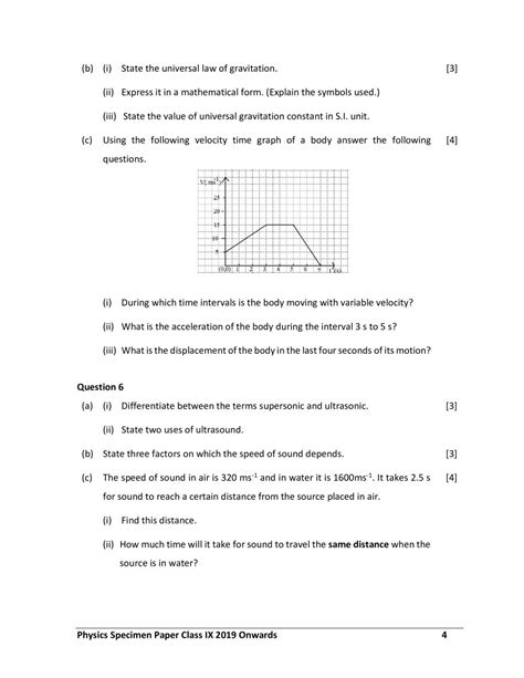 Icse Class Physics Sample Paper For Hot Sex Picture