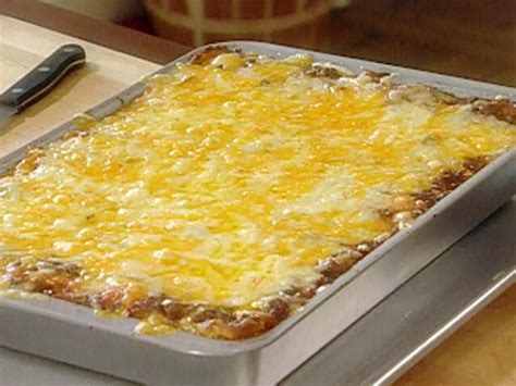In a large saucepan, combine ground chuck, sausage onion and garlic. The Lady and Sons Lasagna | Recipe | Food network recipes ...
