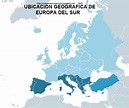 Mapa de Europa del Sur