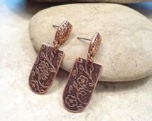 Popular Items For Etched Metal Jewelry On Etsy