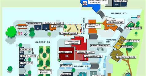 Emmerdale from mapcarta, the open map. Eastenders: Map of Albert Square