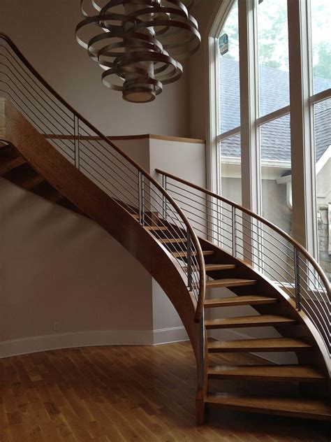 Curved Stairs Southern Staircase Staircase Design Modern Stairs