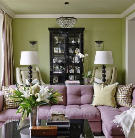 Eye For Design Decorating With The Purplegreen Combination