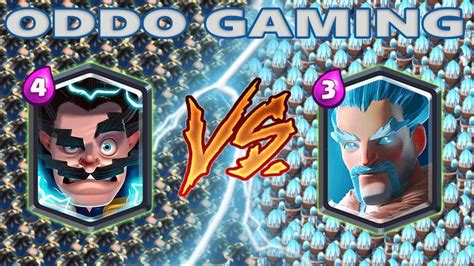Electro Wizard Vs Ice Wizard Clash Royale Battle 9 Youtube