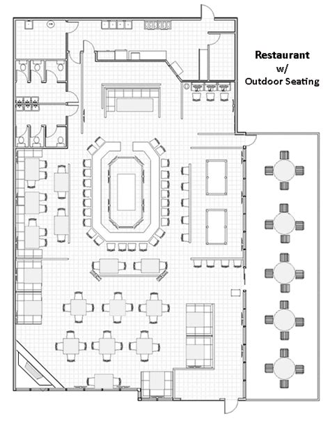 Restaurant Layouts Restaurant Design Software Restaurant Drawings