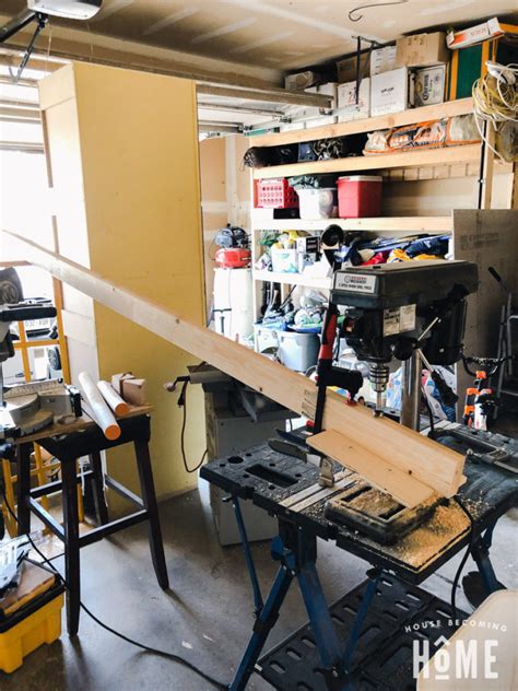 Angle For Drill Press Holes In Diy Lumber Rack House Becoming Home