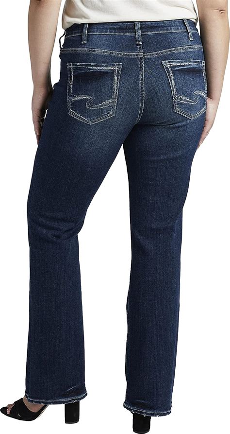 Buy Silver Jeans Co Womens Plus Size Suki Mid Rise Bootcut Jeans Med