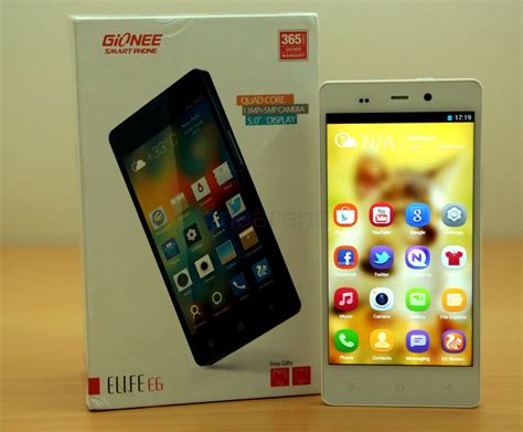 Gionee Elife E6 Unboxing
