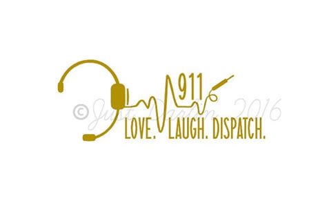 Dispatchers Are The Voice Of Hope In The Darkness This Decal Is Cut