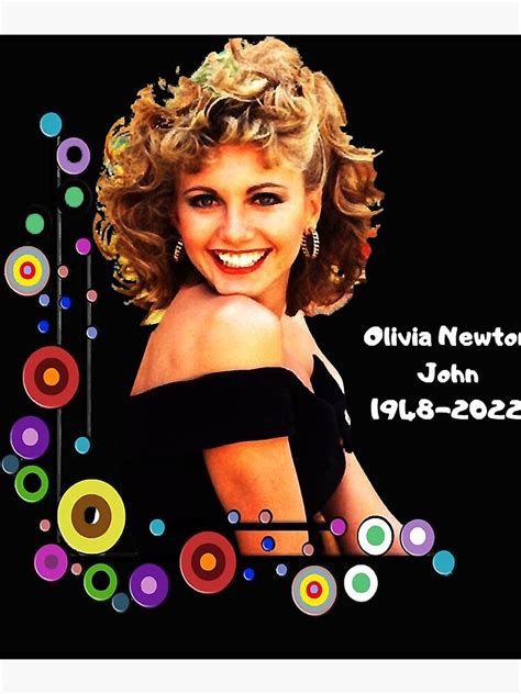 Olivia Newton John Rip Olivia Newton John Poster For Sale By