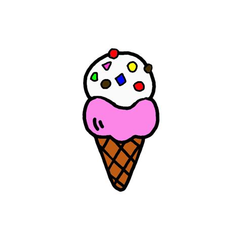 Ice Cream Cone Drawing