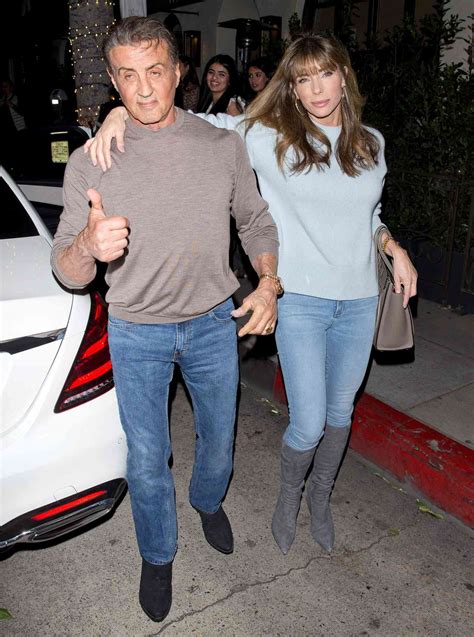 Sylvester Stallone Wife Jennifer Flavin Have Dinner With Daughters
