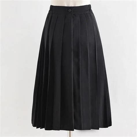 uphyd 2018 new high waist pleated skirts harajuku skirts a line sailor skirt plus size japanese