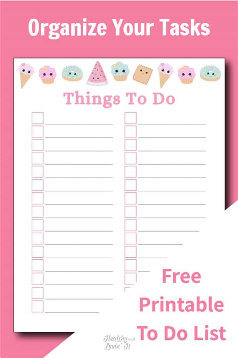 Cute To Do List Organize Your Tasks With This Free