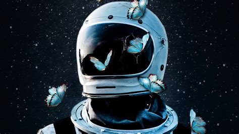 Astronaut With Butterflies Wallpaper 4k Ultra Hd Id4841