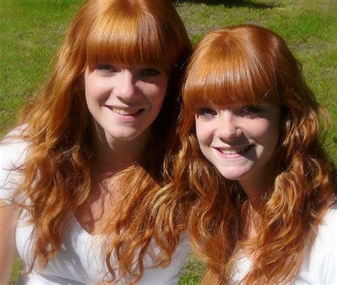 Lovely Redhead Twins In The Valkenberg Park Redhead Day Breda