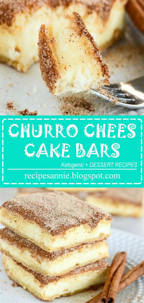 Churro Cheesecake Bars Recipes Annie