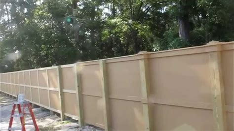 Hardie Board Fence Youtube